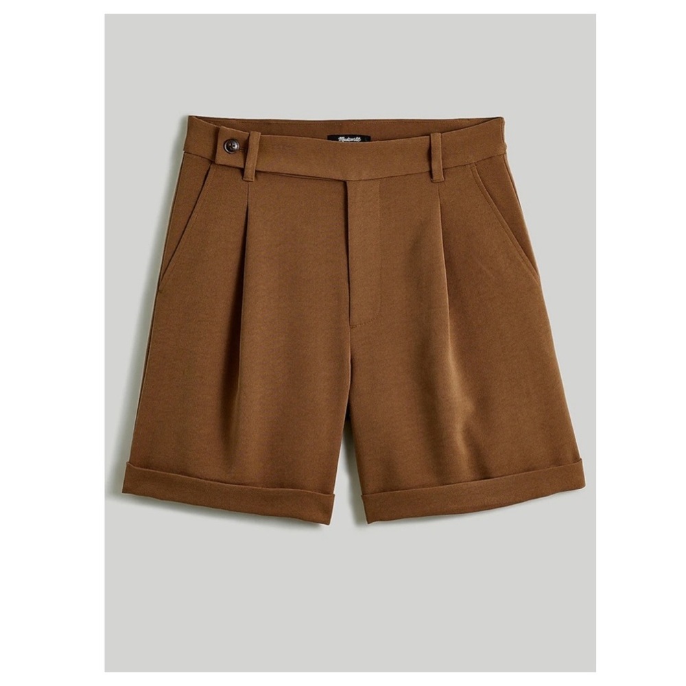 Madewell Harlow Shorts 0 size small NWT light roast tailored dressy